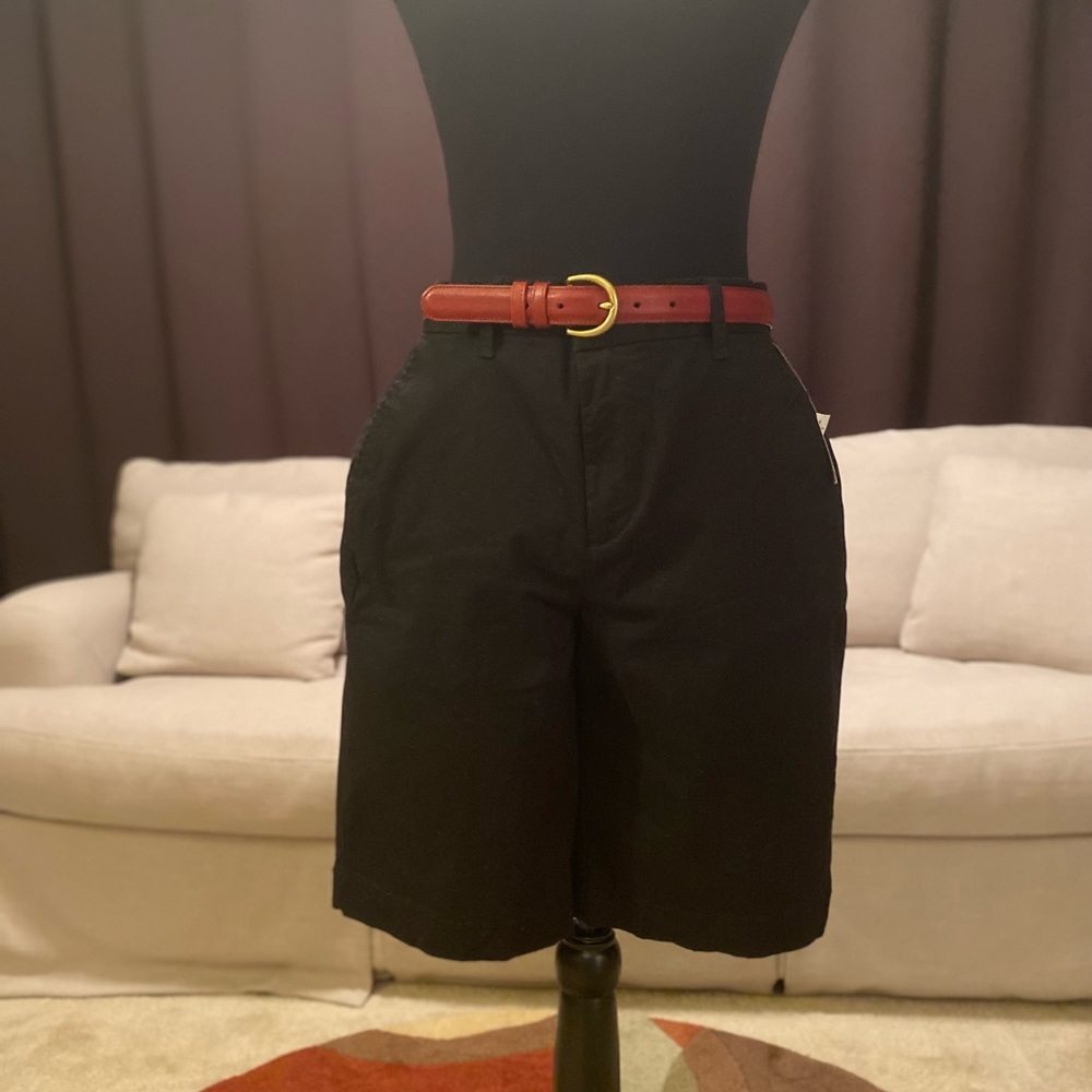 New! Black Bermuda shorts